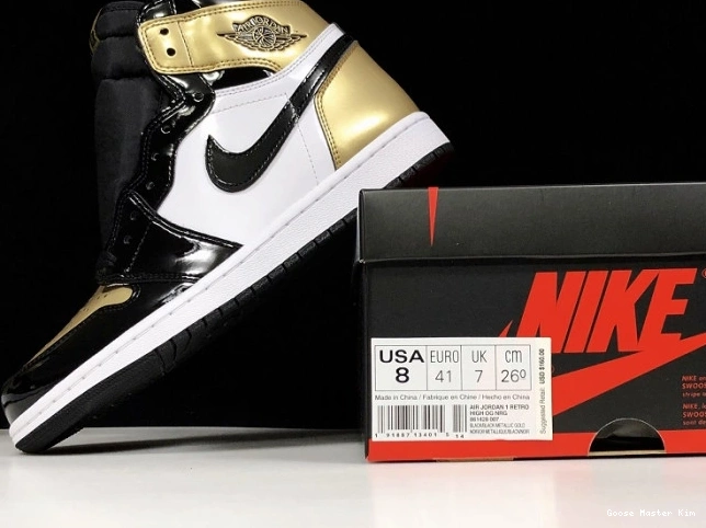 Glod Air Retro High 1 Jordan 861428-007 Toe 0629